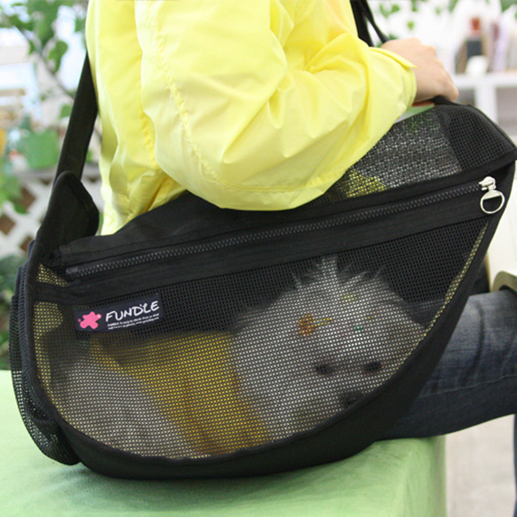 See Through Mesh Pet Carrier Bag