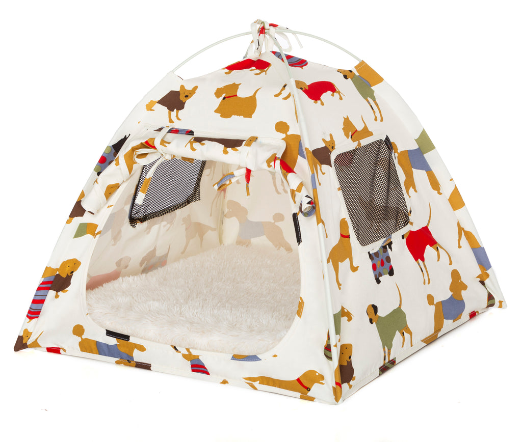 Dog Tent w/ Memory Foam Cushion