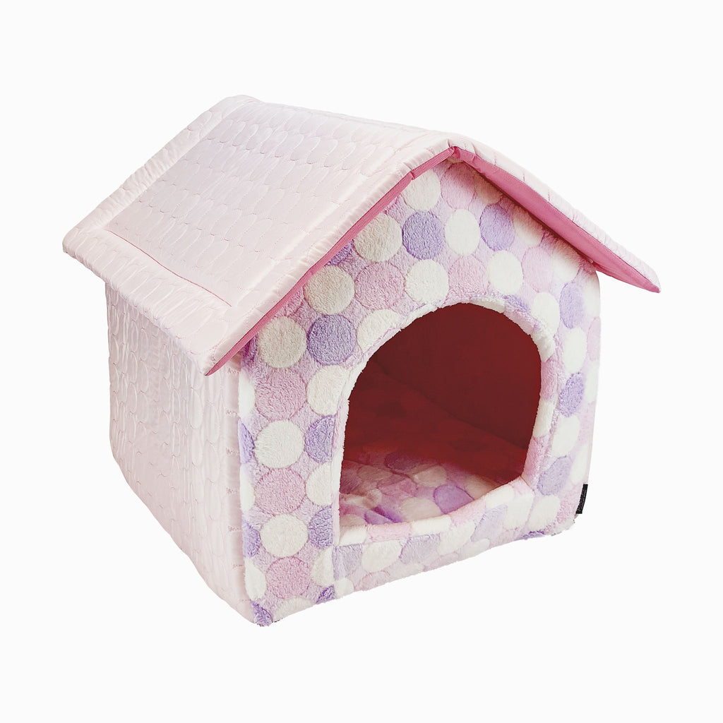 Cotton Candy Dog House - Pink